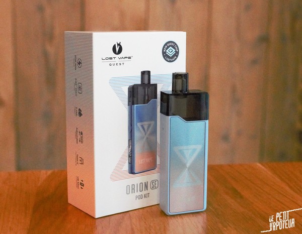 packaging du pod orion SE - blog le petit vapoteur